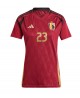 Günstige Belgien Arthur Vermeeren #23 Heimtrikot Damen EM 2024 Kurzarm